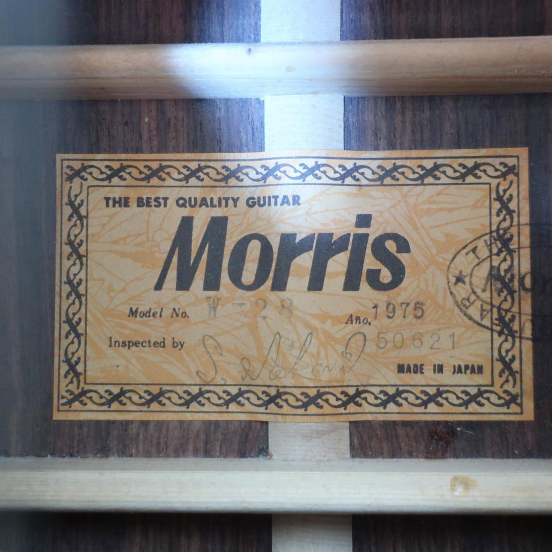 Morris W-28 1975年製 ギター 装飾バインディング仕様