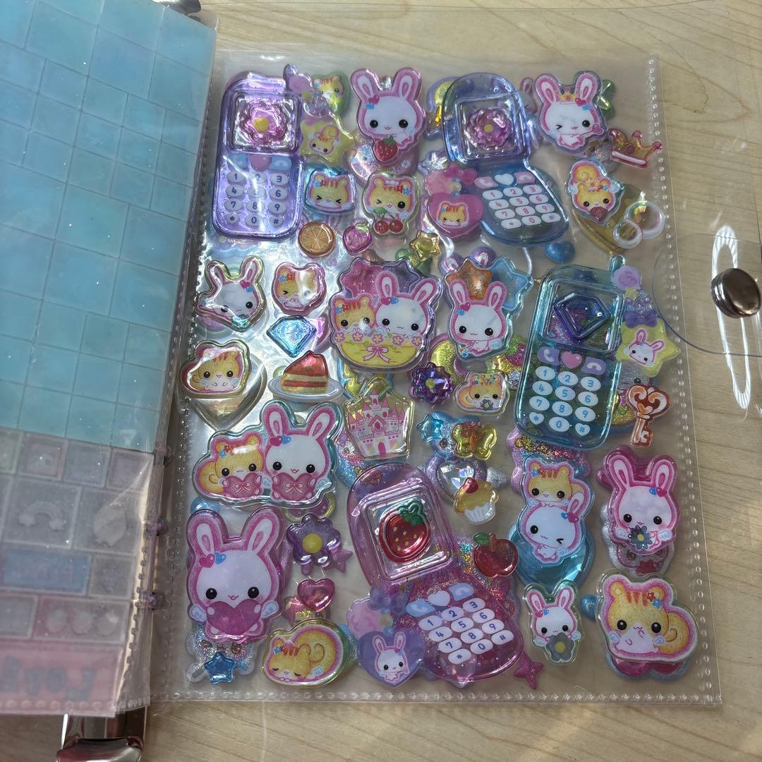 A5 平成系シール帳完成品 10ページ