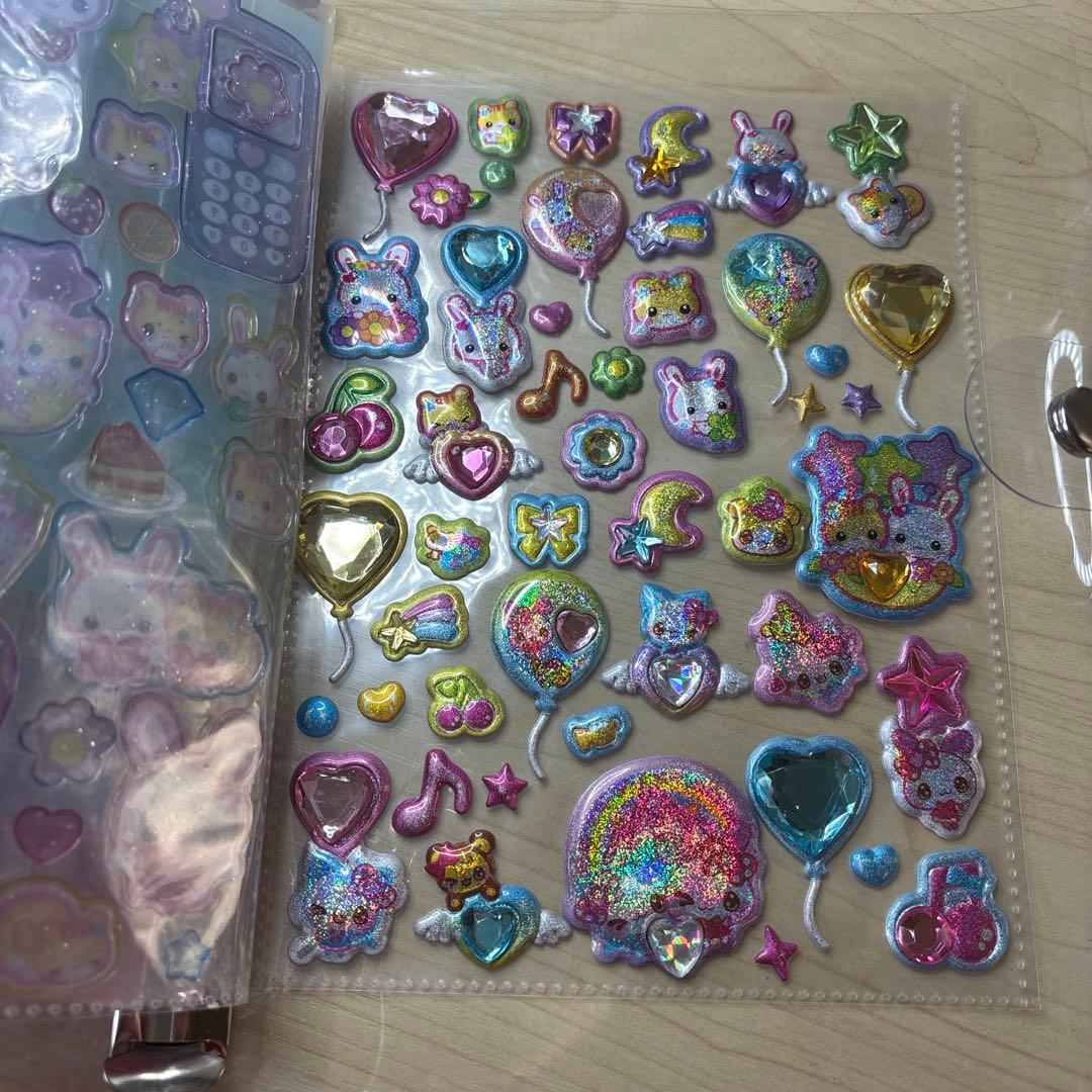 A5 平成系シール帳完成品 10ページ