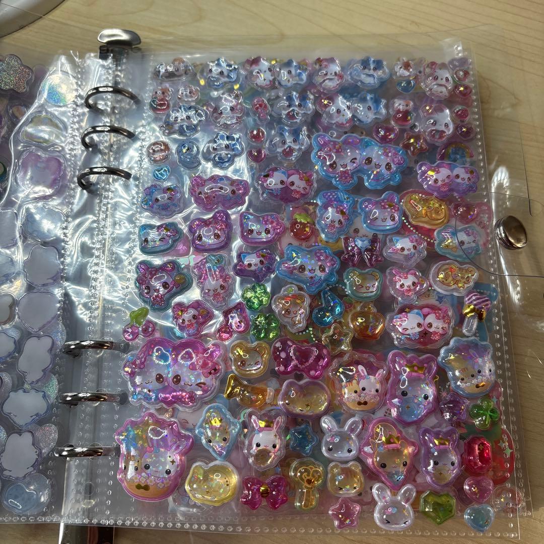 A5 平成系シール帳完成品 10ページ