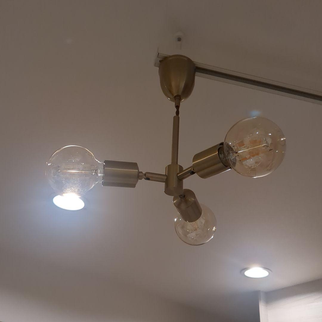 【超美品】モダン ゴールド シャンデリア 3灯