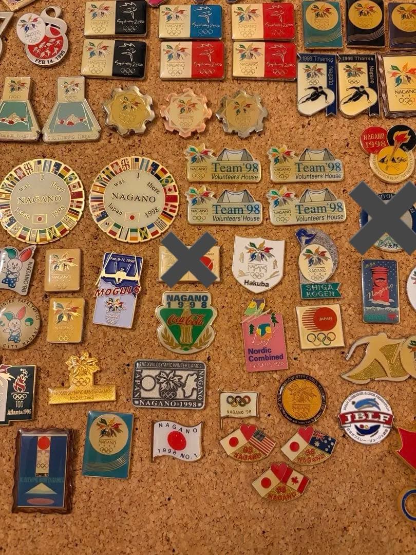 1998年　長野オリンピック　ピンバッジ大量まとめ売り