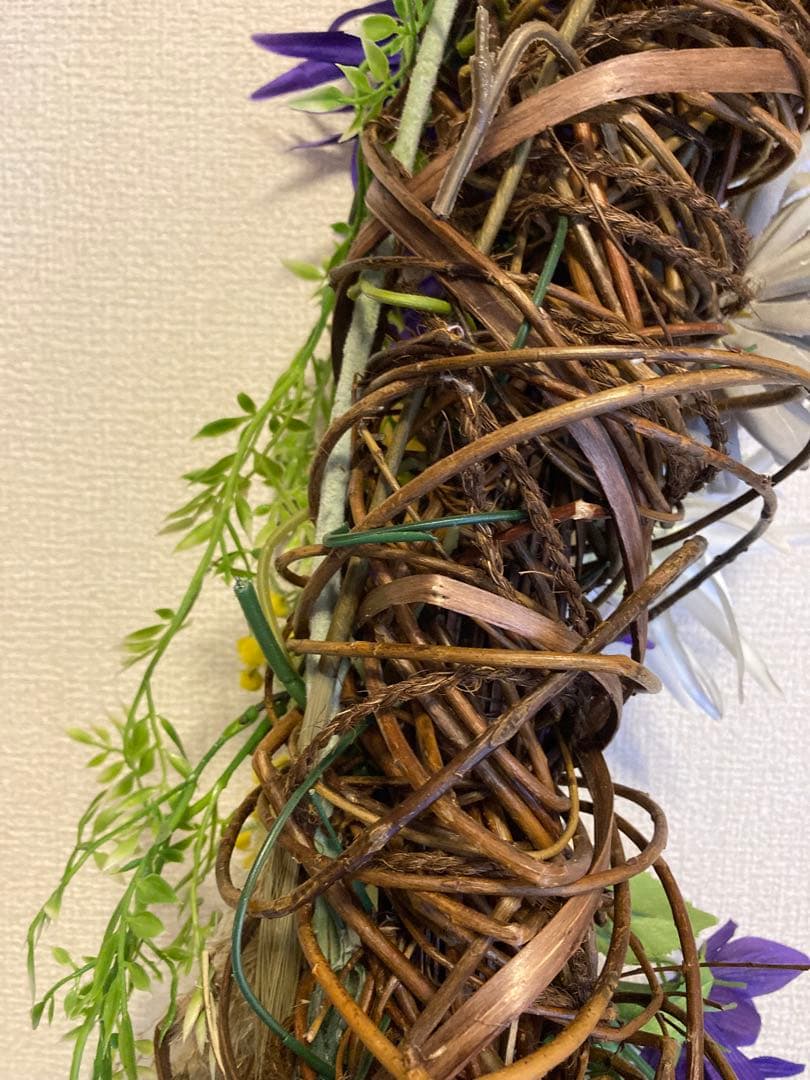 ハンドメイド 特大和風リース