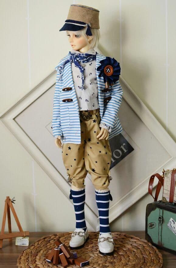 F48 BJD　1/4 ドール 衣装 人形服 8点セット　ハンドメイド