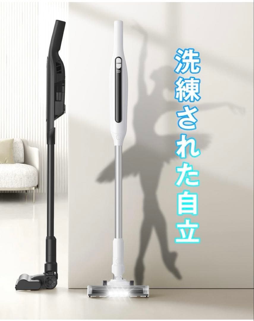 2026年掃除機コードレス超強力吸引LEDライト付超軽量　定価19800円