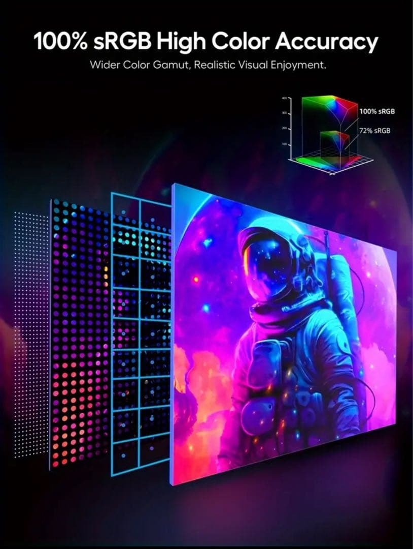 【新品未使用】18.5インチ ポータブルモニター / FHD 120Hz