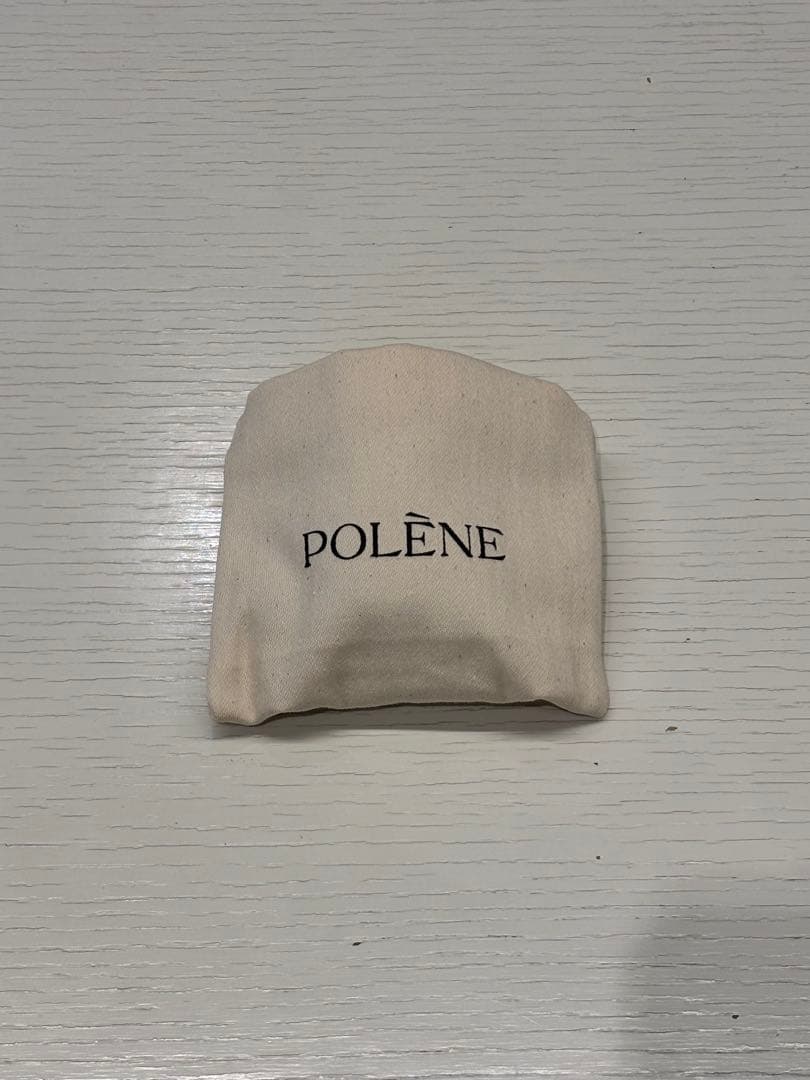 POLÈNE ブラウン レザー イヤホンケース