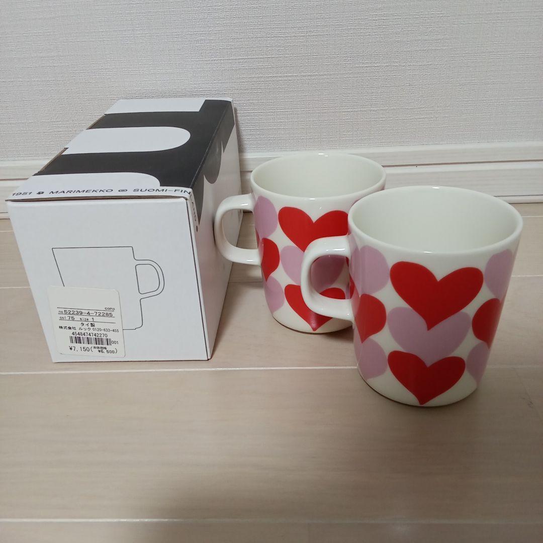 新品 marimekko マリメッコ シュダメット マグ＆プレート ４点SET