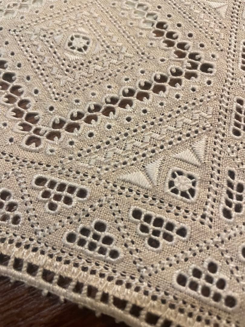 【アンティークレース】レフカラレース キプロス 伝統工芸 刺繍 レフカリティア