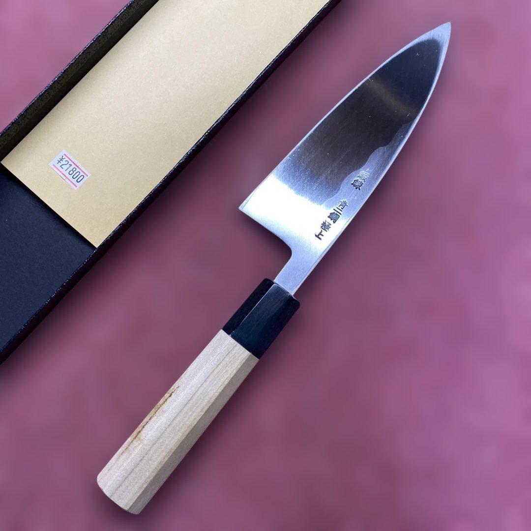 青二鋼　出刃包丁　150㎜ 5寸