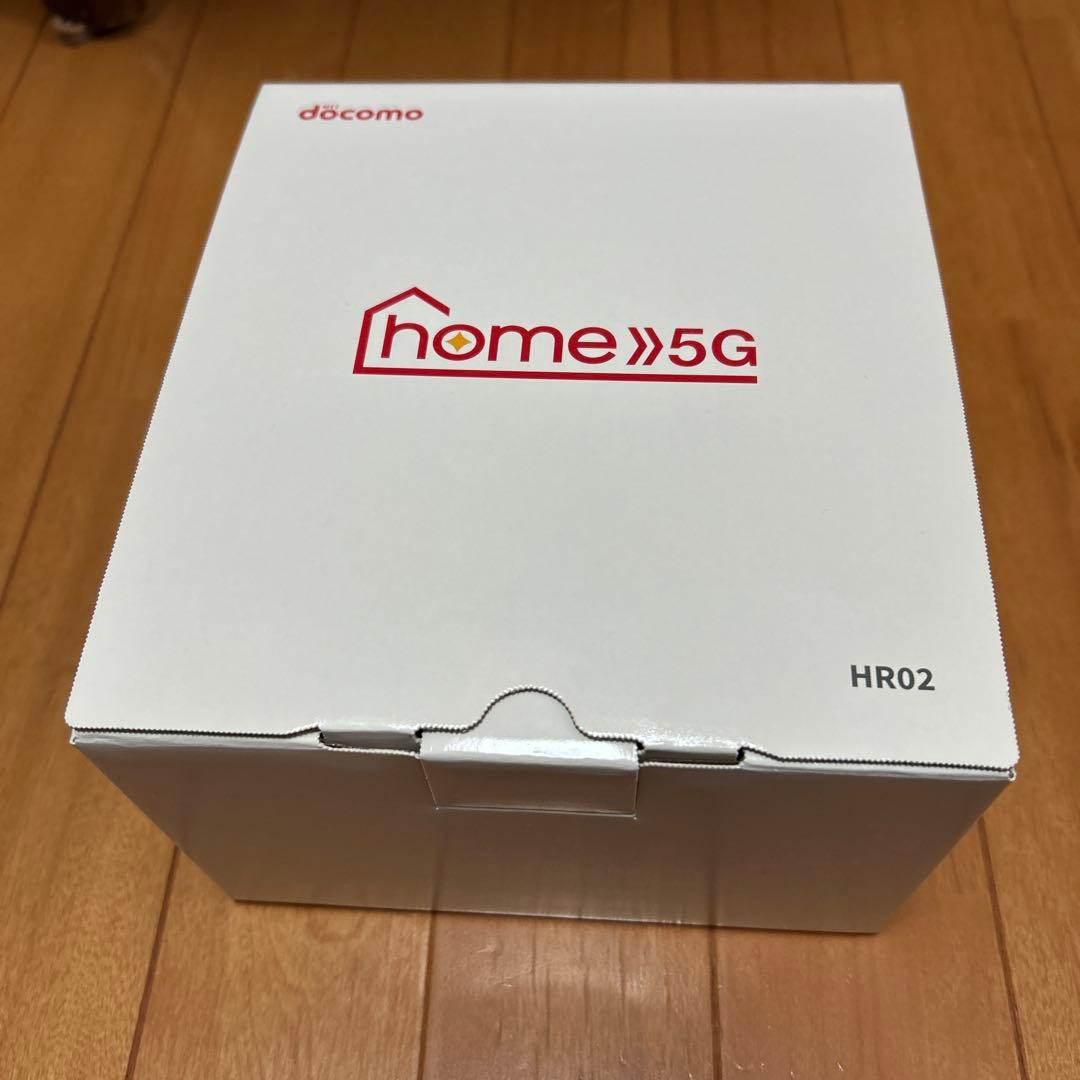 【ほぼ未使用】docomo 5G HR02ダークグレー NTTドコモ