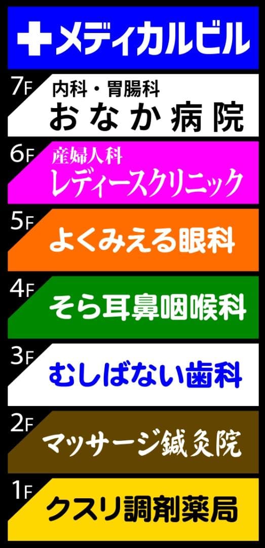 病院 医院 薬 メディカルビル 昭和レトロ 看板 置物 玩具 雑貨 ライトBOX