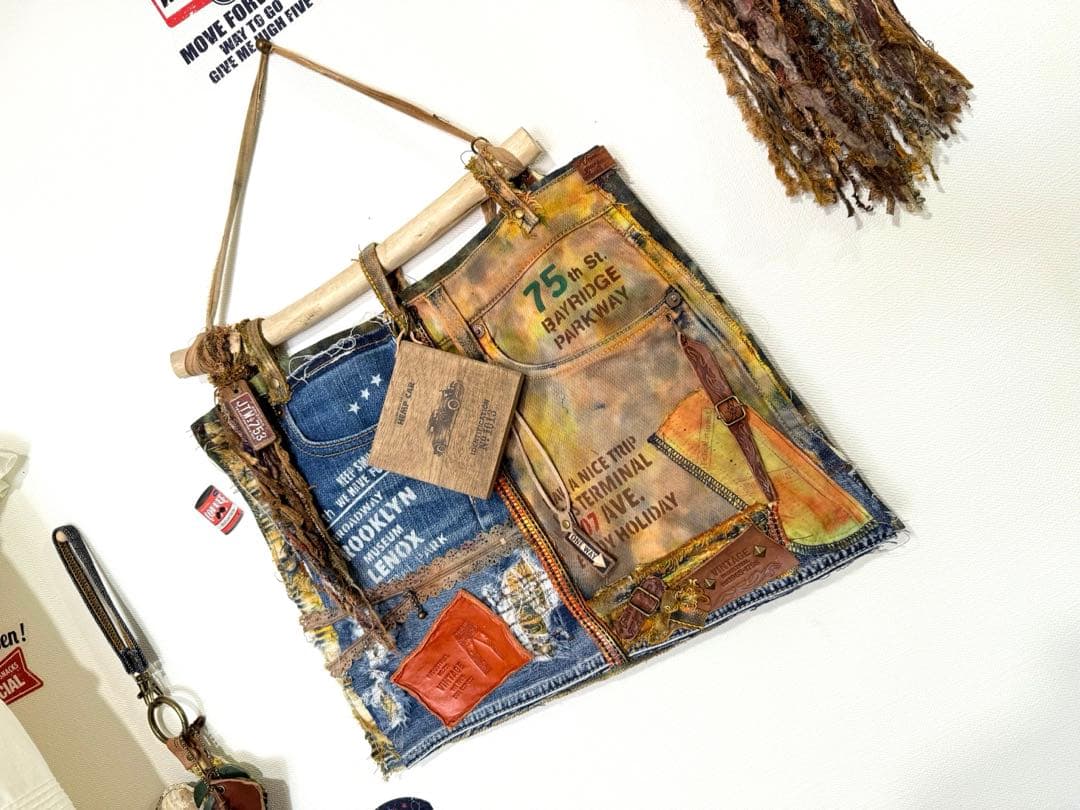 ミィさま❤️タペストリー風両面タイブ‪ෆ‪.*・゜ウォールポケット