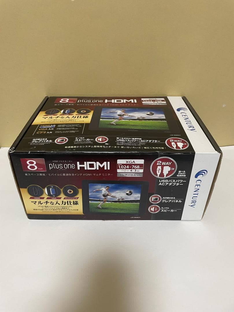 M*i様 CENTURY 8インチHDMIマルチモニター LCD-8000VH
