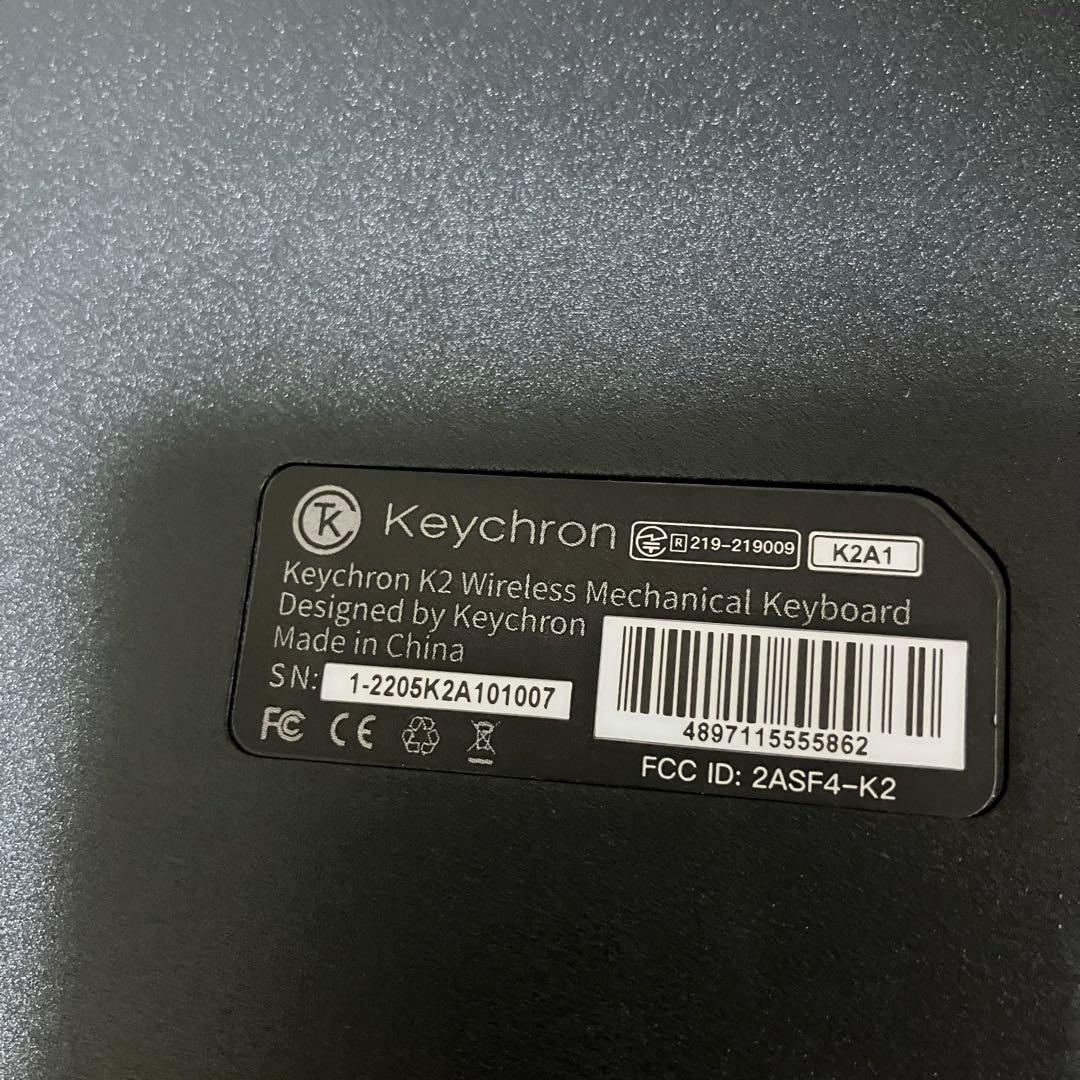 Keychron K2 キークロン K2A1 Mac対応 ワイヤレス　赤軸