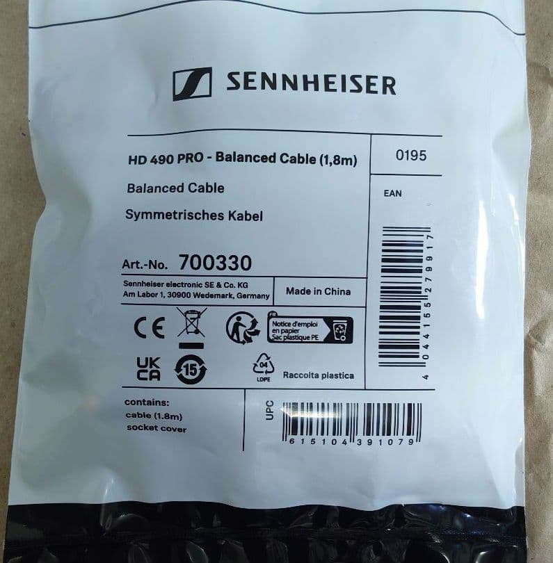 Sennheiser HD 490 PRO ＆ 4.4mmバランス接続ケーブル
