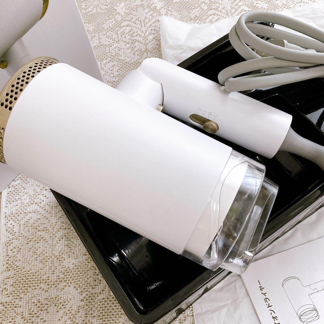 ヘアドライヤー 大風量 速乾 高濃度マイナスイオン　ホワイト