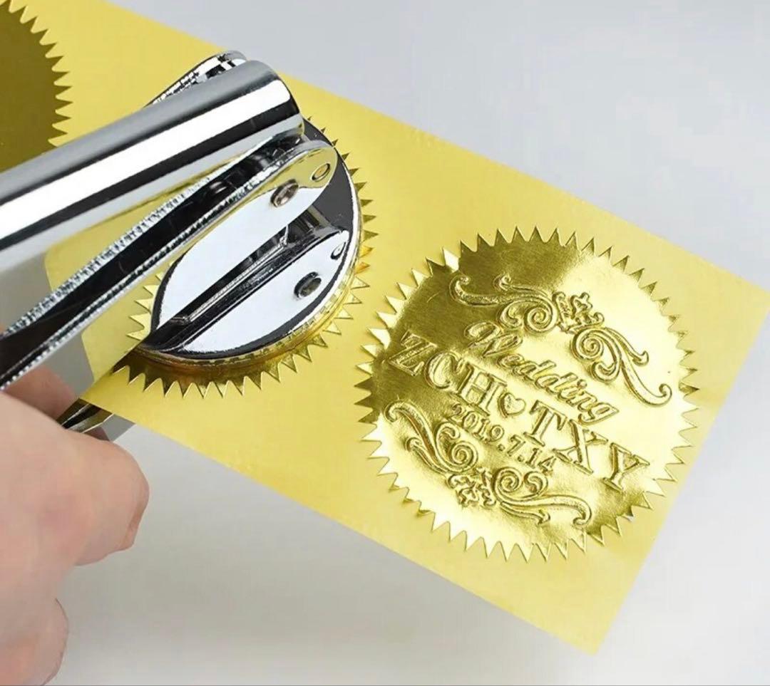 オーダーメイドエンボッサー♡デザイン入稿◎オリジナルロゴ◎オーダー◎招待状◎