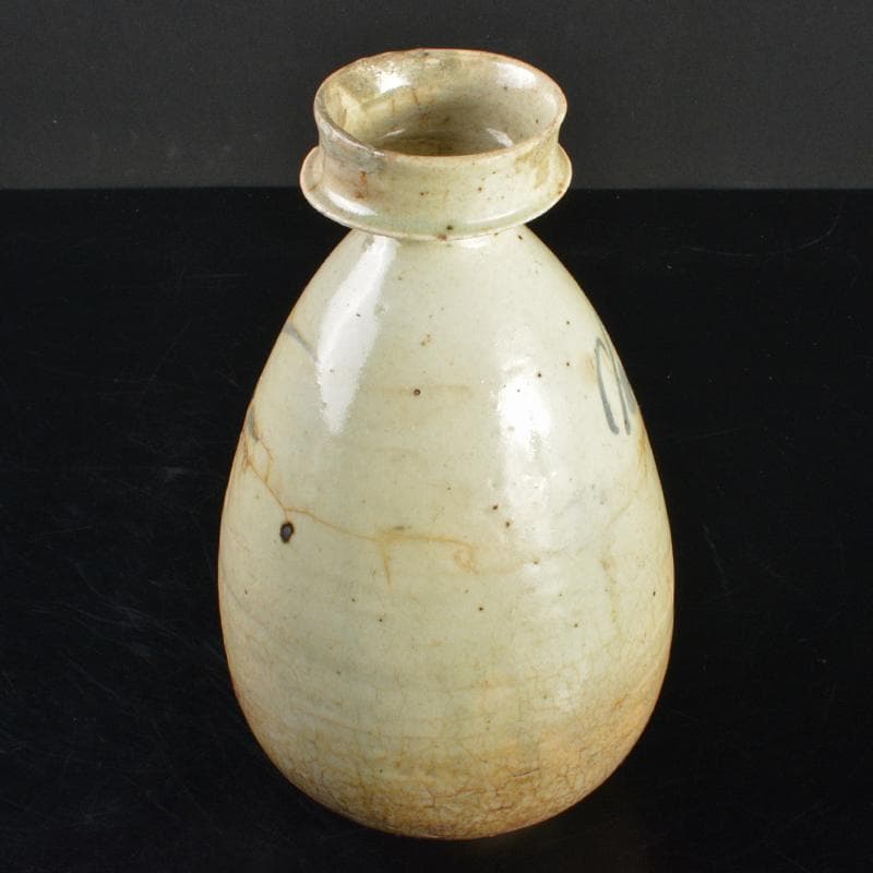 朝鮮美術　李朝　高麗白磁　染付　徳利　M　R6969B