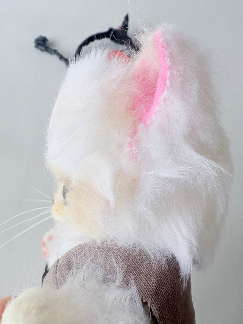 羊毛フェルト　チンチラ　ハンドメイド　猫