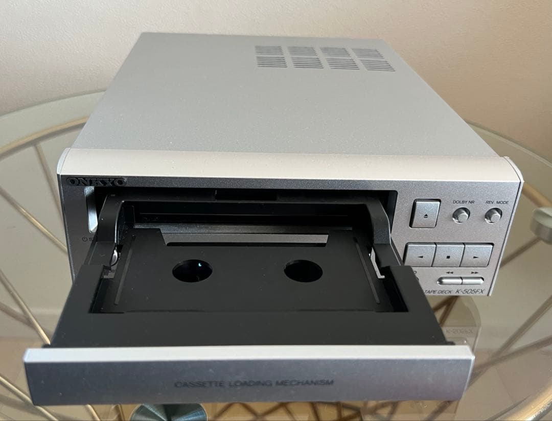 【美品】★動作品★ONKYO K-505FX カセットデッキ【リモコン付き】
