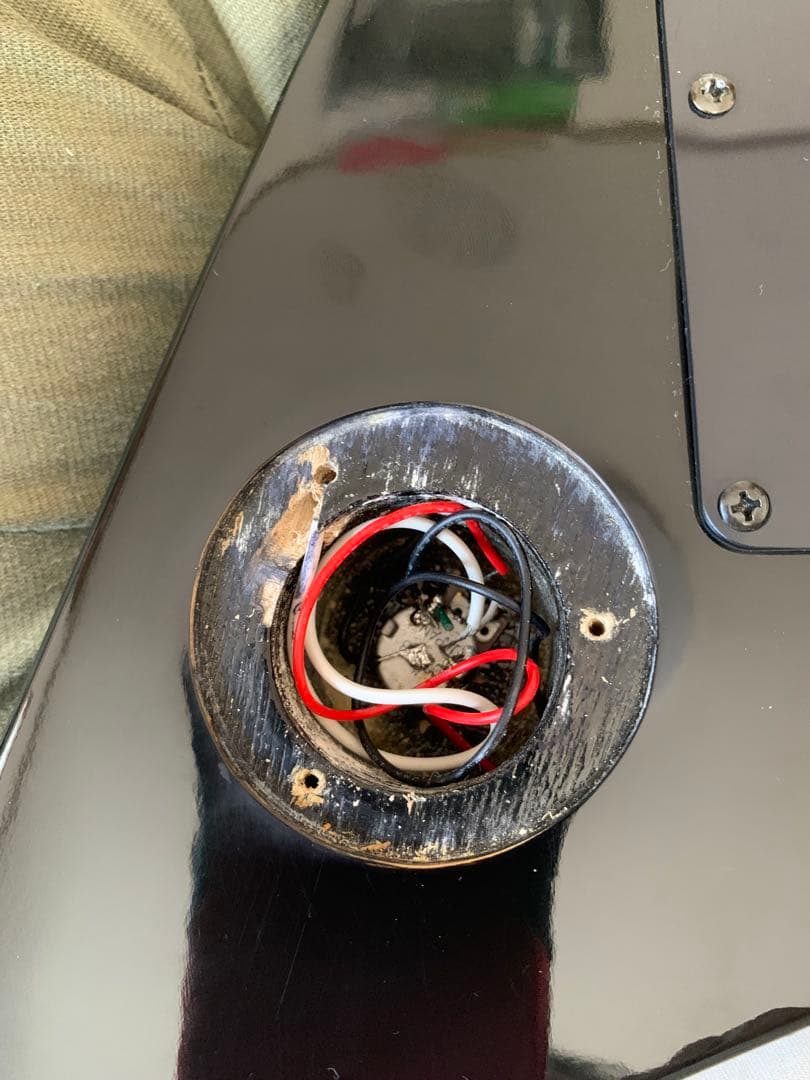 イ*キ様 JOKER ブラック Vシェイプ エレキギター