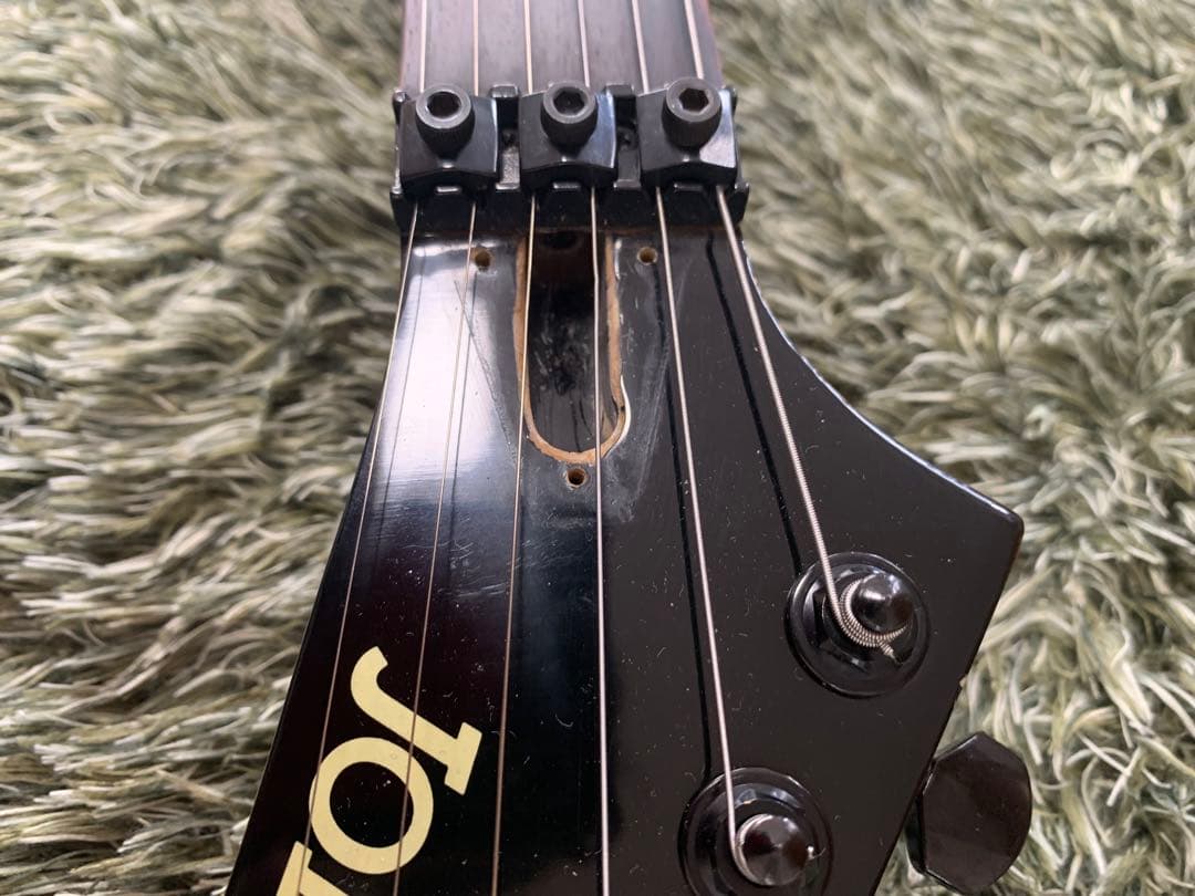 イ*キ様 JOKER ブラック Vシェイプ エレキギター