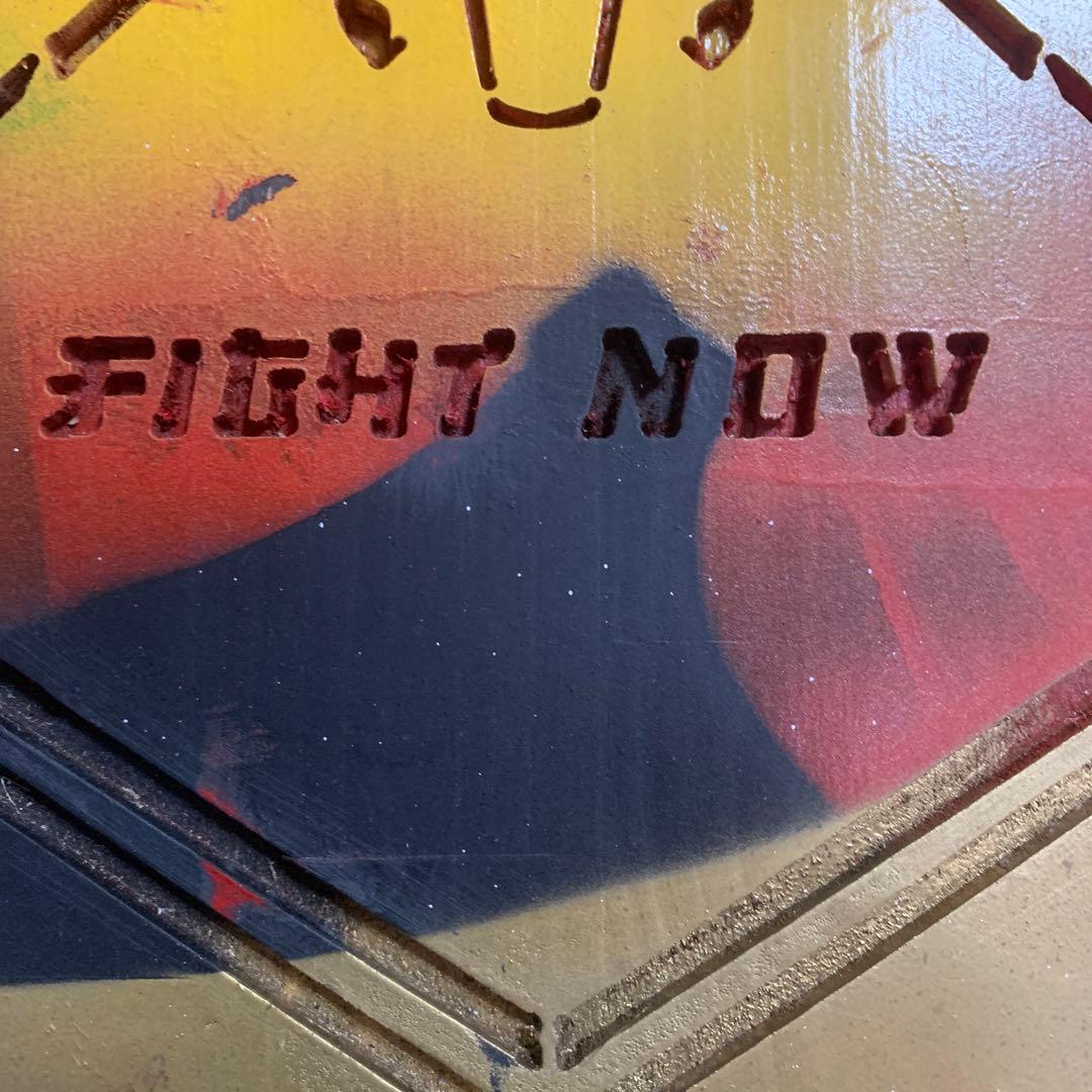 【沖縄米軍基地放出品】ナニコレッ！？　木版画　将軍