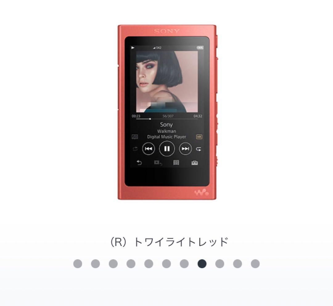 SONY NW-A45 デジタルオーディオプレーヤー （トワイライトレッド）