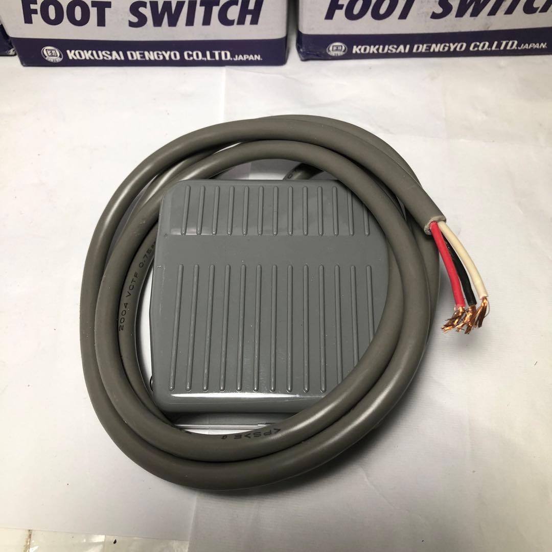 FOOT SWITCH TYPE SFK-1 6個セット 国際電業株式会社