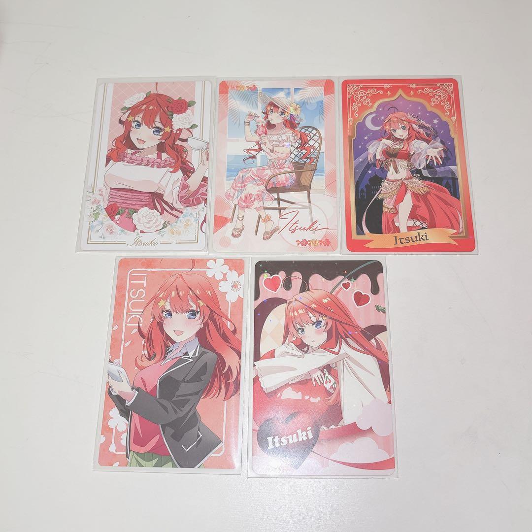 五等分の花嫁　ヴァイスシュヴァルツ　サインカード　五月　まとめ売り　ごとカド