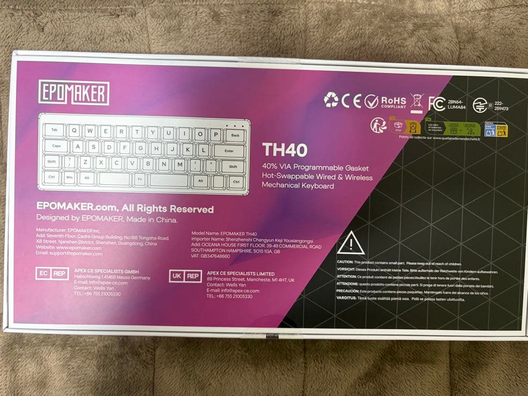 EPOMAKER TH40 40% メカニカルキーボード