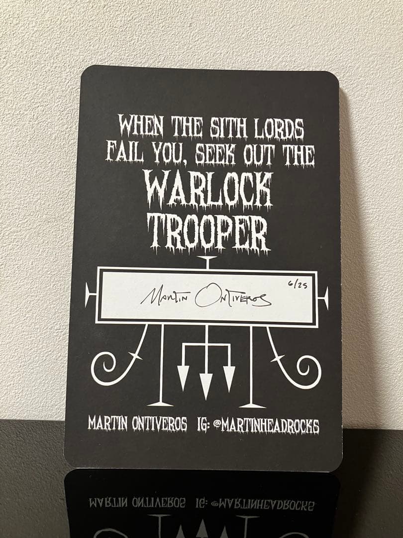 WARLOCK TROOPER Martin Ontiveros 25体限定