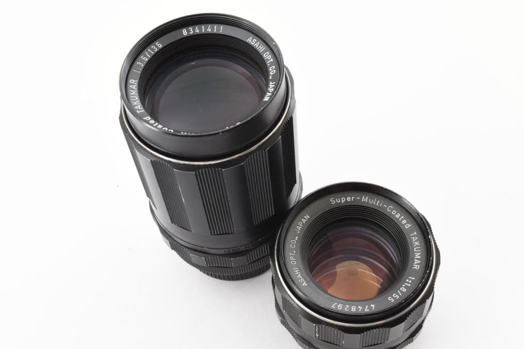 【お得な2点セット】 SMC Takumar 55mm 135mm SO251