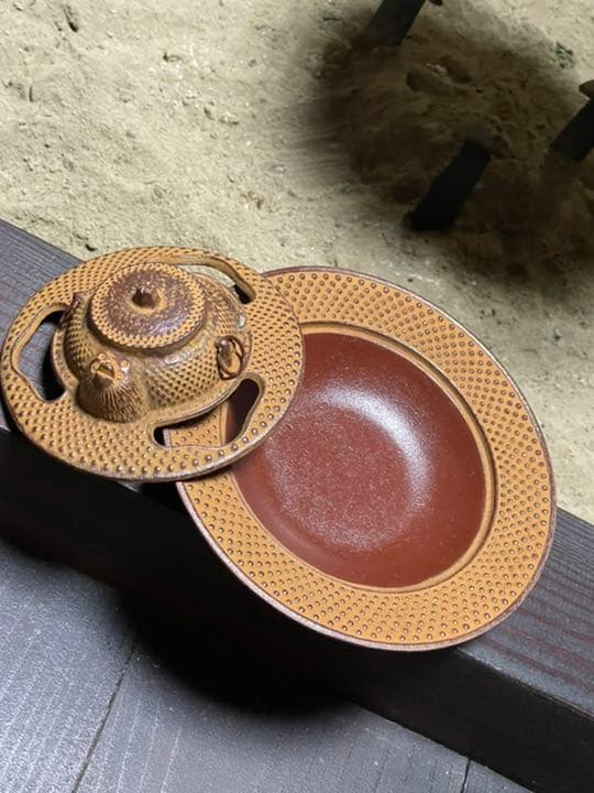 南部鉄器　本番盛岡岩鋳　灰皿　狸　未使用