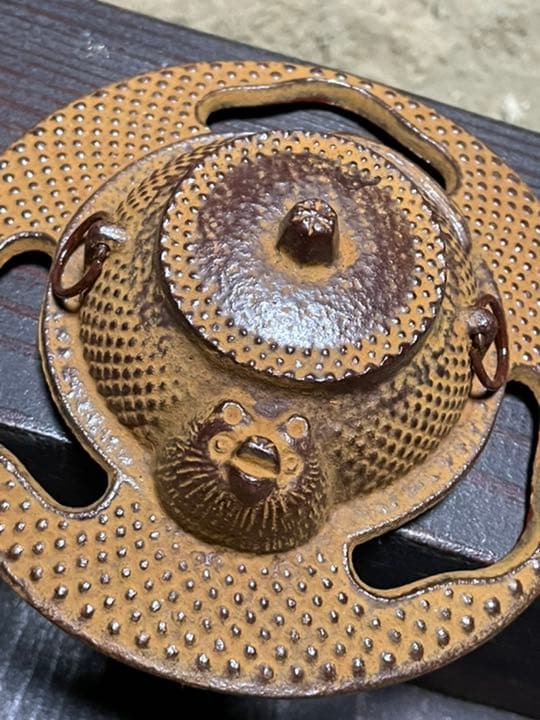 南部鉄器　本番盛岡岩鋳　灰皿　狸　未使用