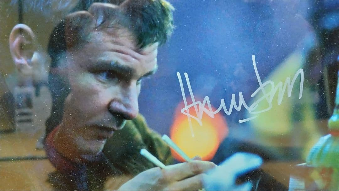 ブレードランナー：ハリソン・フォード サインフォト 鑑定証付き