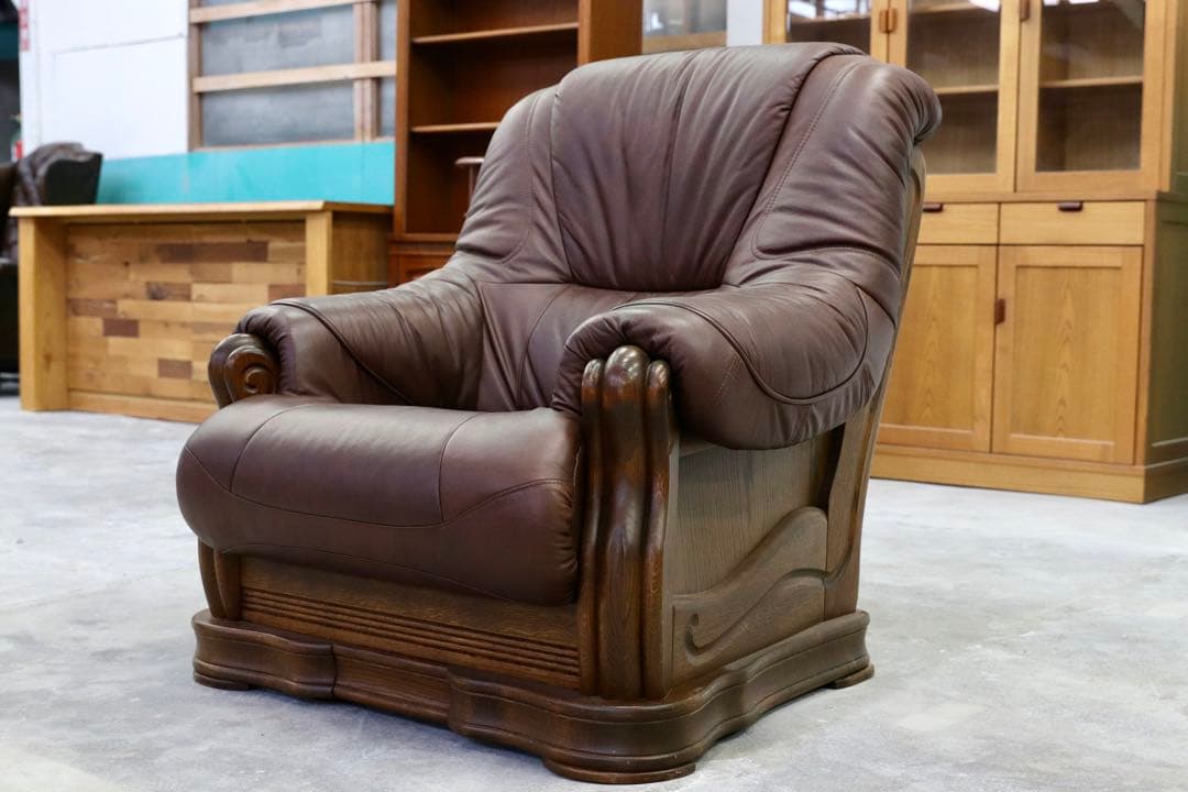 GMHK507A○オランダ製 ダッチカントリー 1人掛けソファ シングルソファ