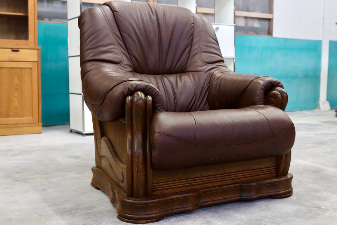 GMHK507A○オランダ製 ダッチカントリー 1人掛けソファ シングルソファ