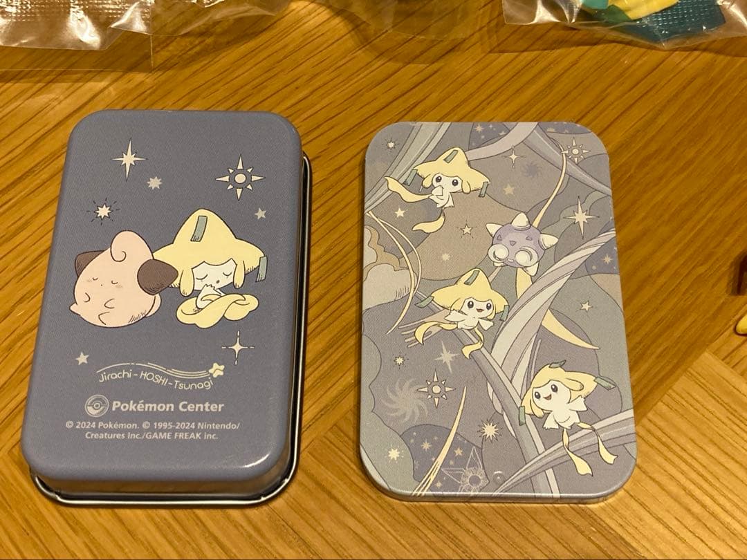 ポケモン　ジラーチ　フィギュア　缶ケース　プチ缶　リーメント　①