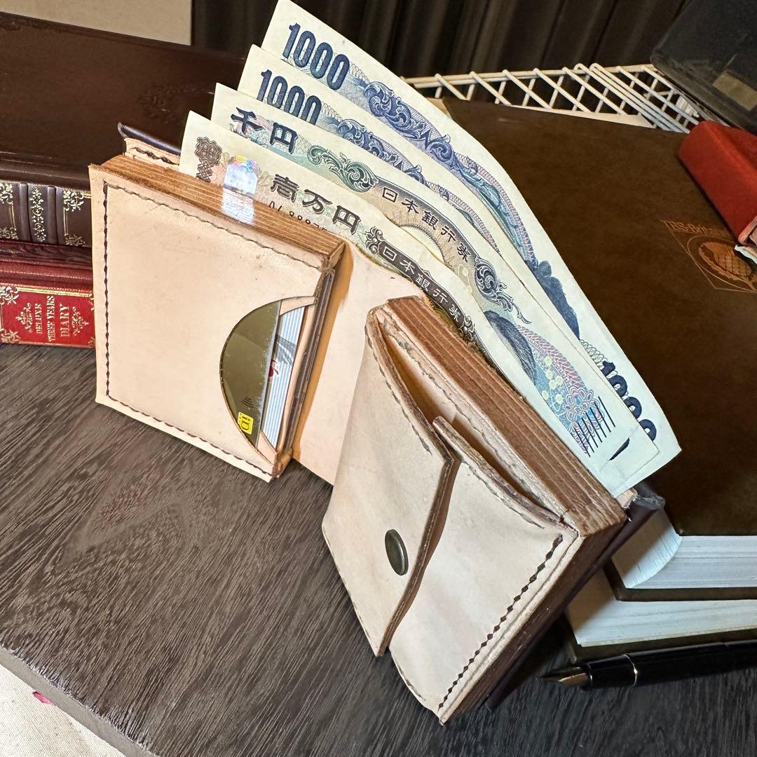 【洋書風】本革財布 アンティーク調