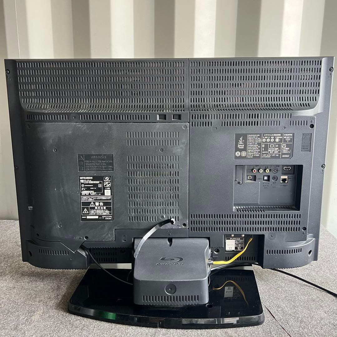 B49良品✨　ブルーレイレコーダー内蔵　三菱　32V型 液晶テレビ