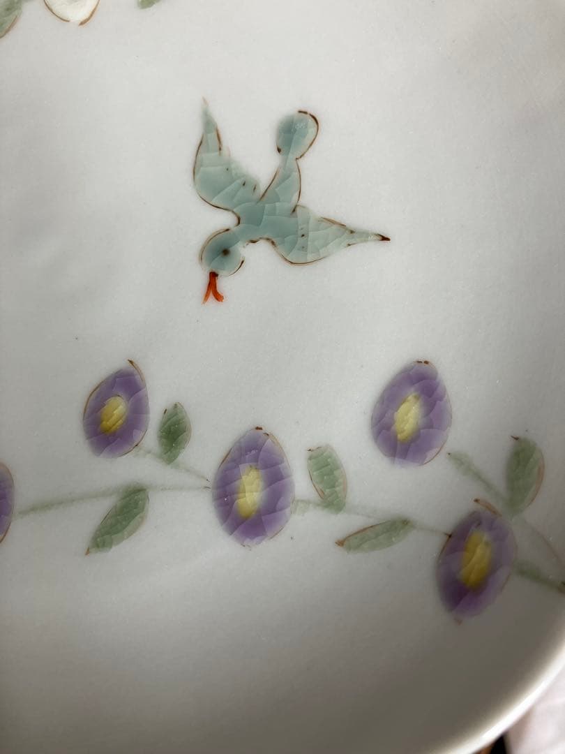 宮腰 綾 ★ ヒメジョオンの花輪 5寸花型皿 ２枚セット