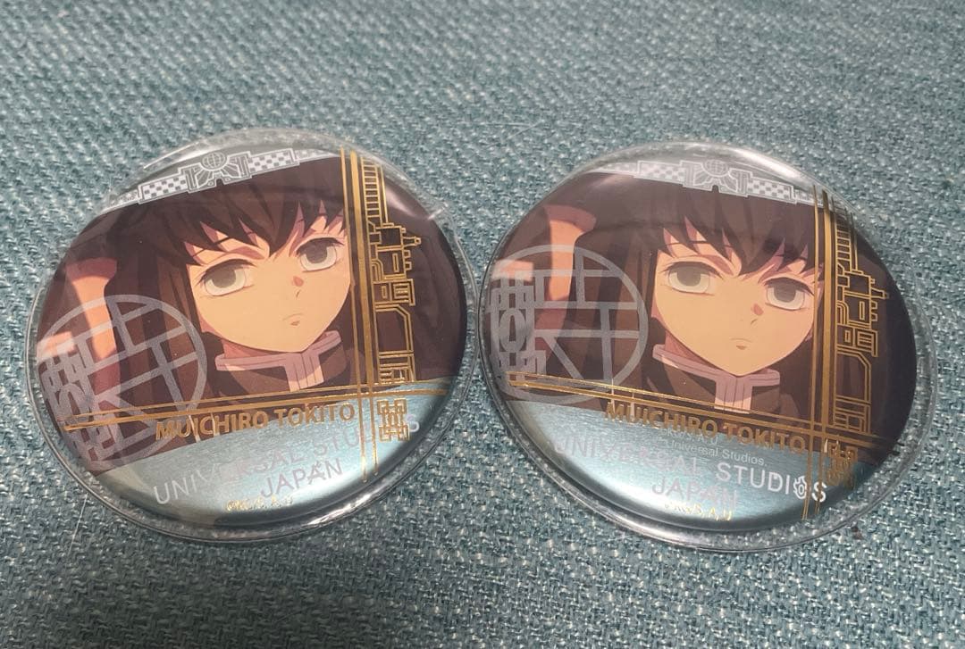 USJ ユニバーサルスタジオジャパン 鬼滅の刃 缶バッジ 3つセット ユニバ限定