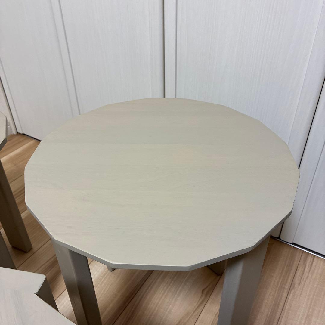 【未使用品】サイドテーブルになる　スツール②