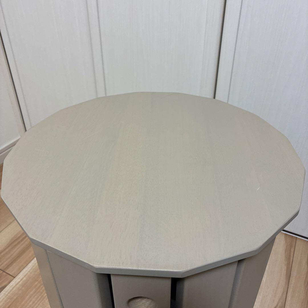 【未使用品】サイドテーブルになる　スツール②