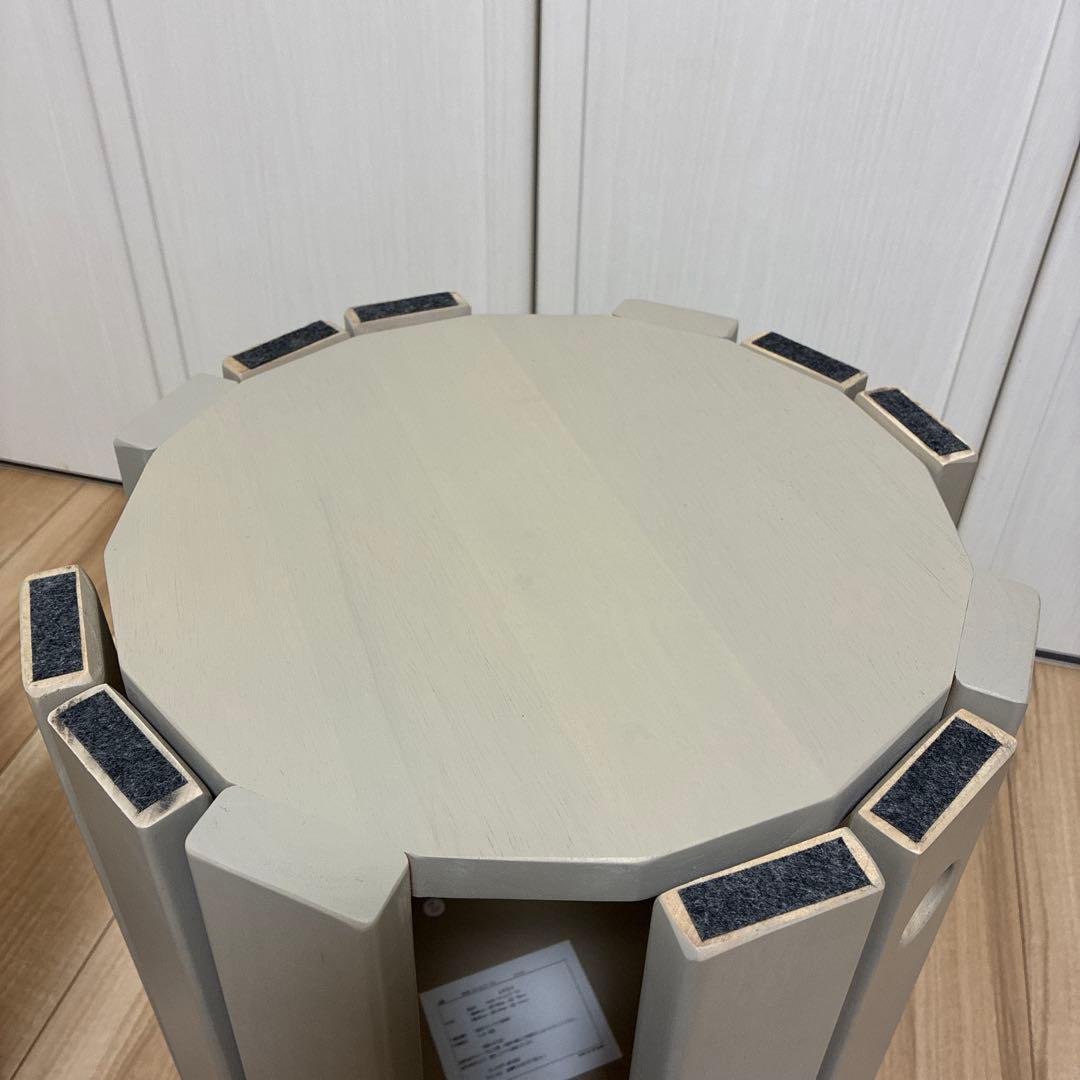 【未使用品】サイドテーブルになる　スツール②