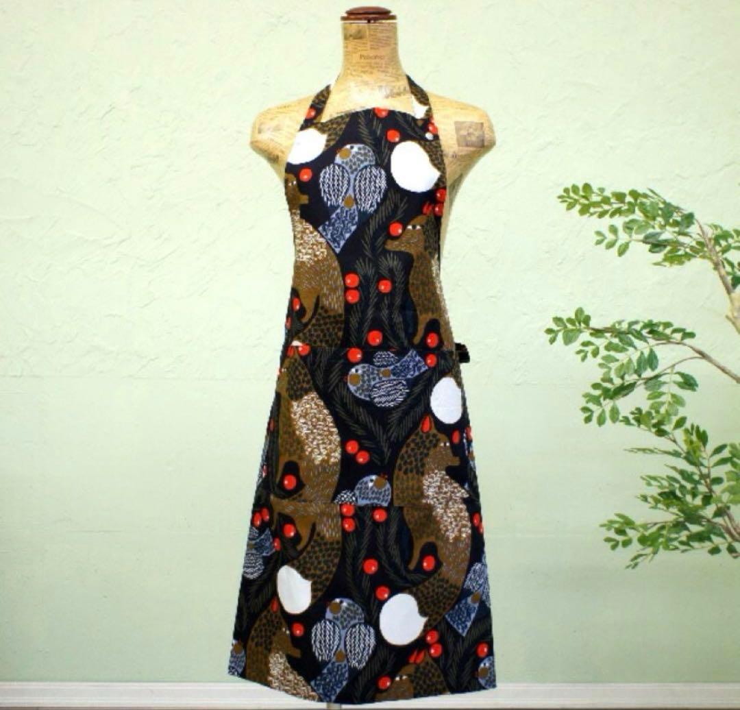 ◎新品未使用◎廃盤品　マリメッコ　marimekko エプロン　ケトゥンマルヤ