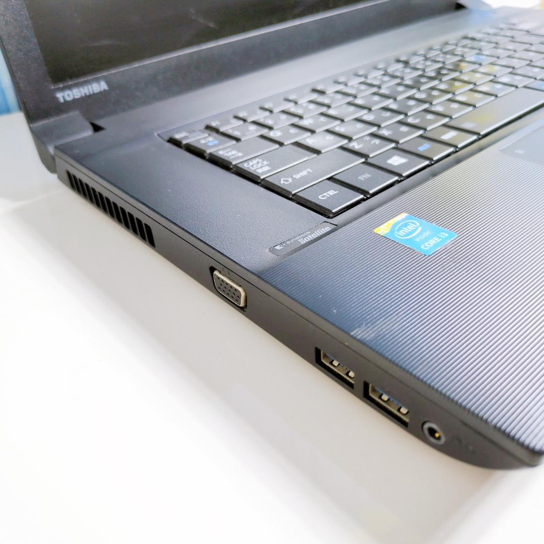 Windows11✨Corei3✨メモリ8GB✨SSD✨すぐ使える黒ノートPC