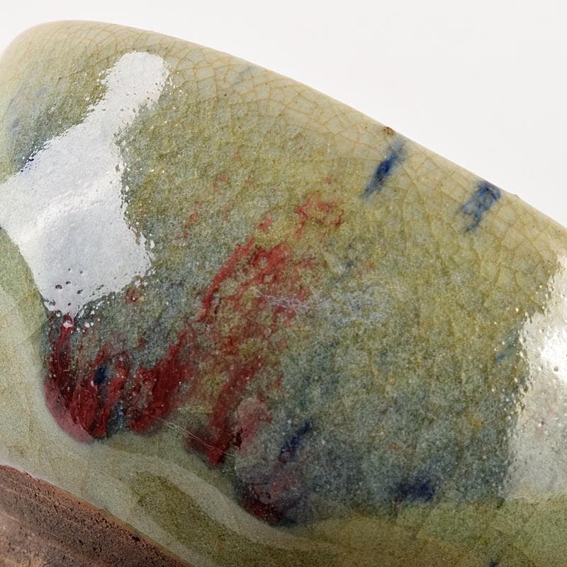 中国　唐物　窯変　茶碗　銘「唐錦」　書付箱　M　R7830